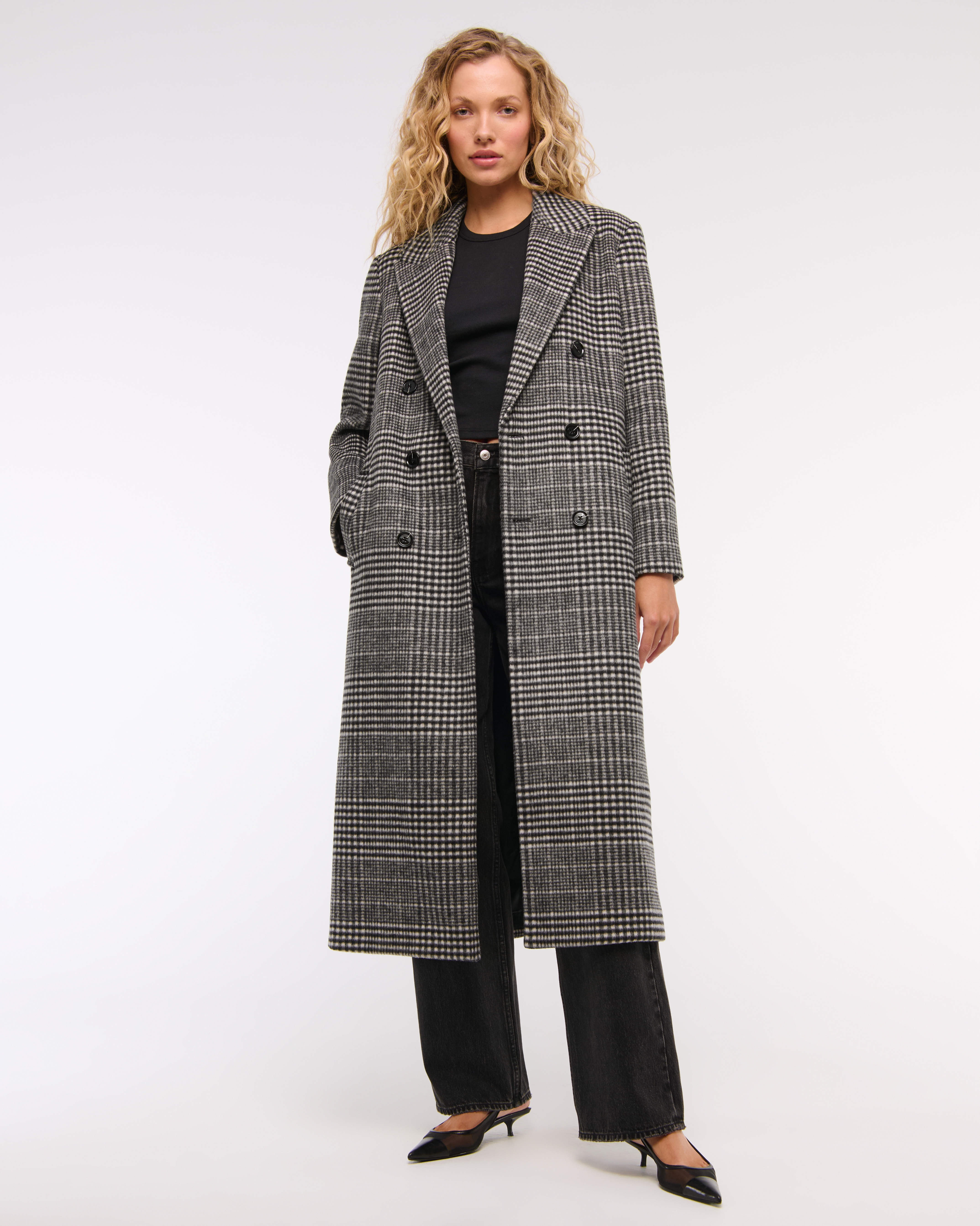 Abercrombie newest Wool Blend Coat