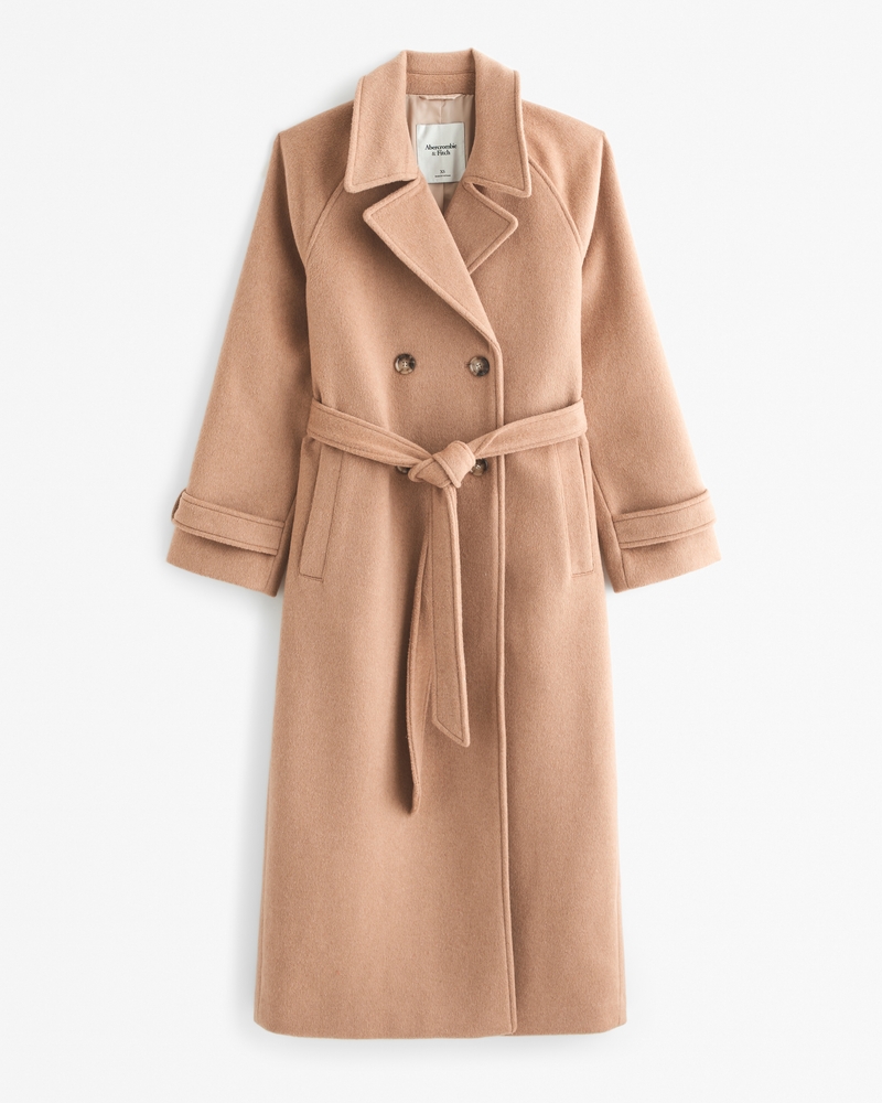 Women's Wool-Blend Trench Coat | Women's Clearance Women's Wool-Blend Trench Coat | Women's Clearance