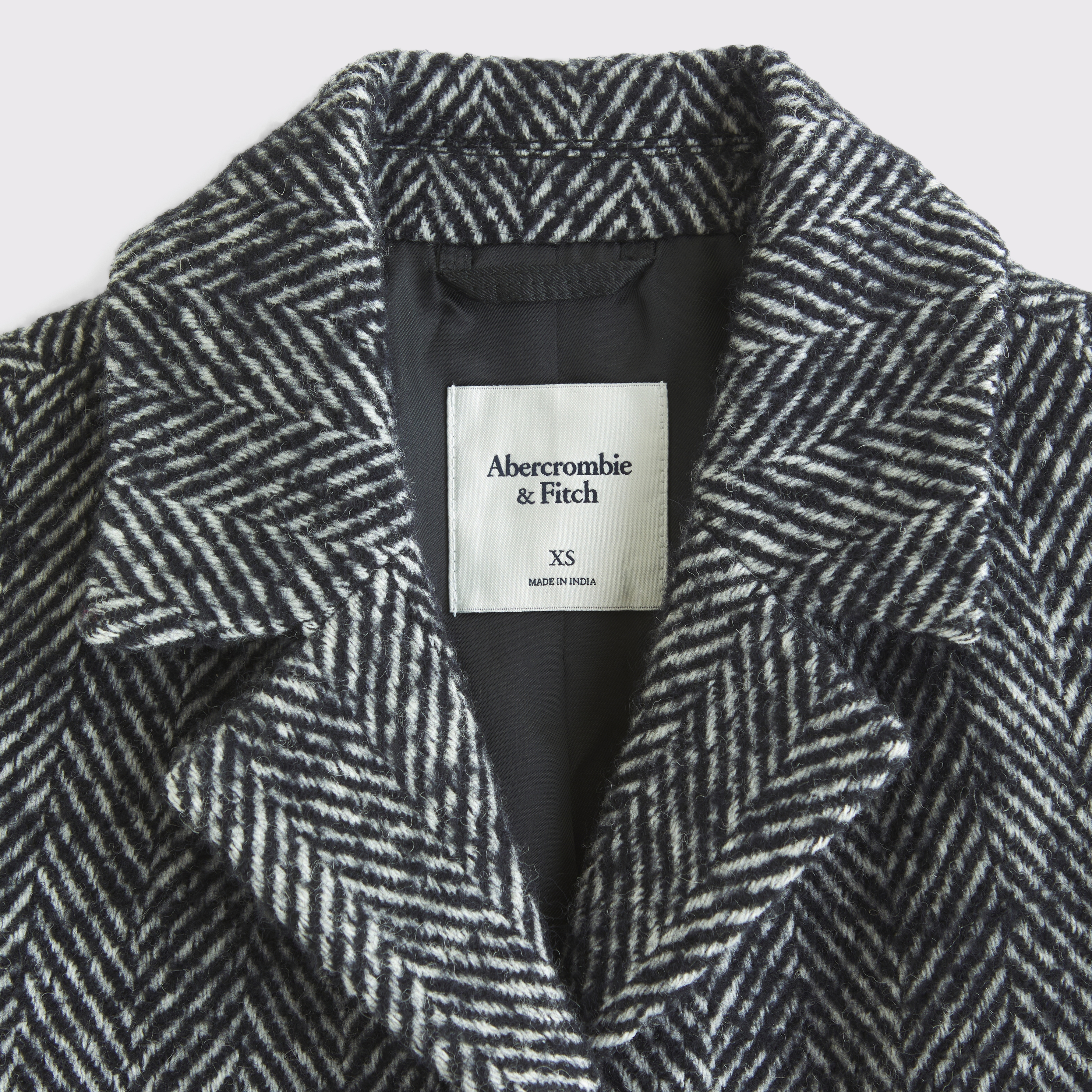 Abercrombie wool blend blazer coat online