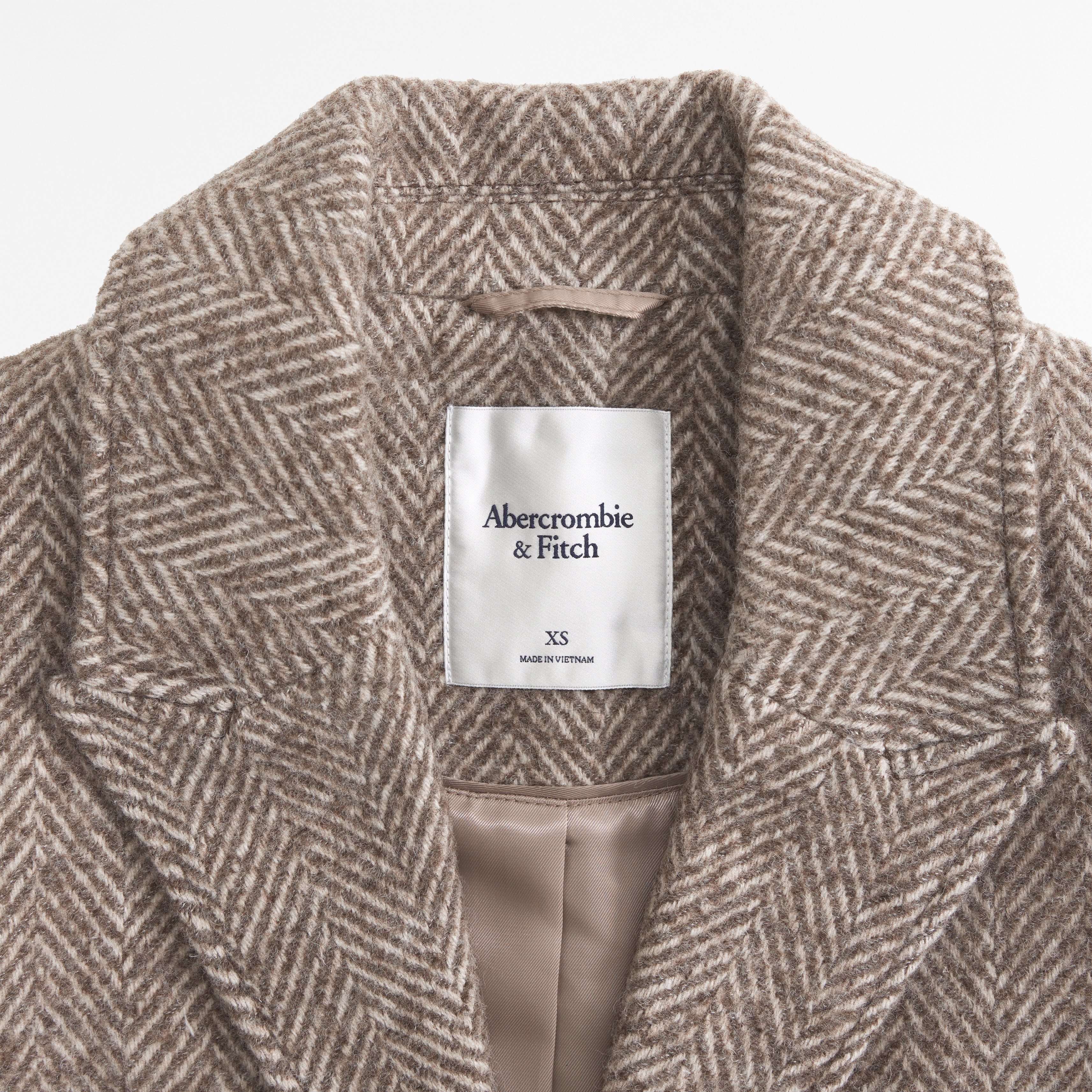 Abercrombie wool blend topcoat online