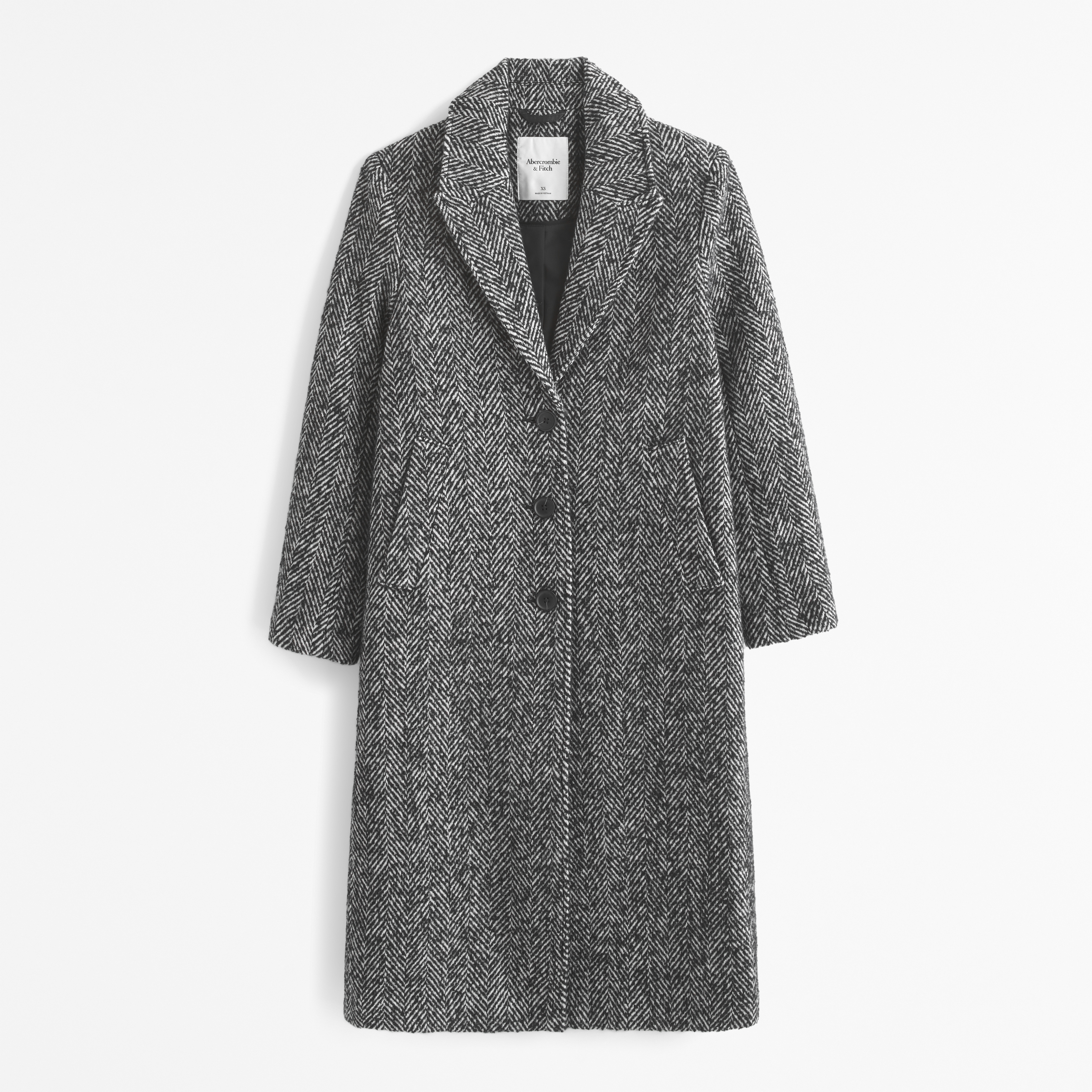 Abercrombie wool blend topcoat online