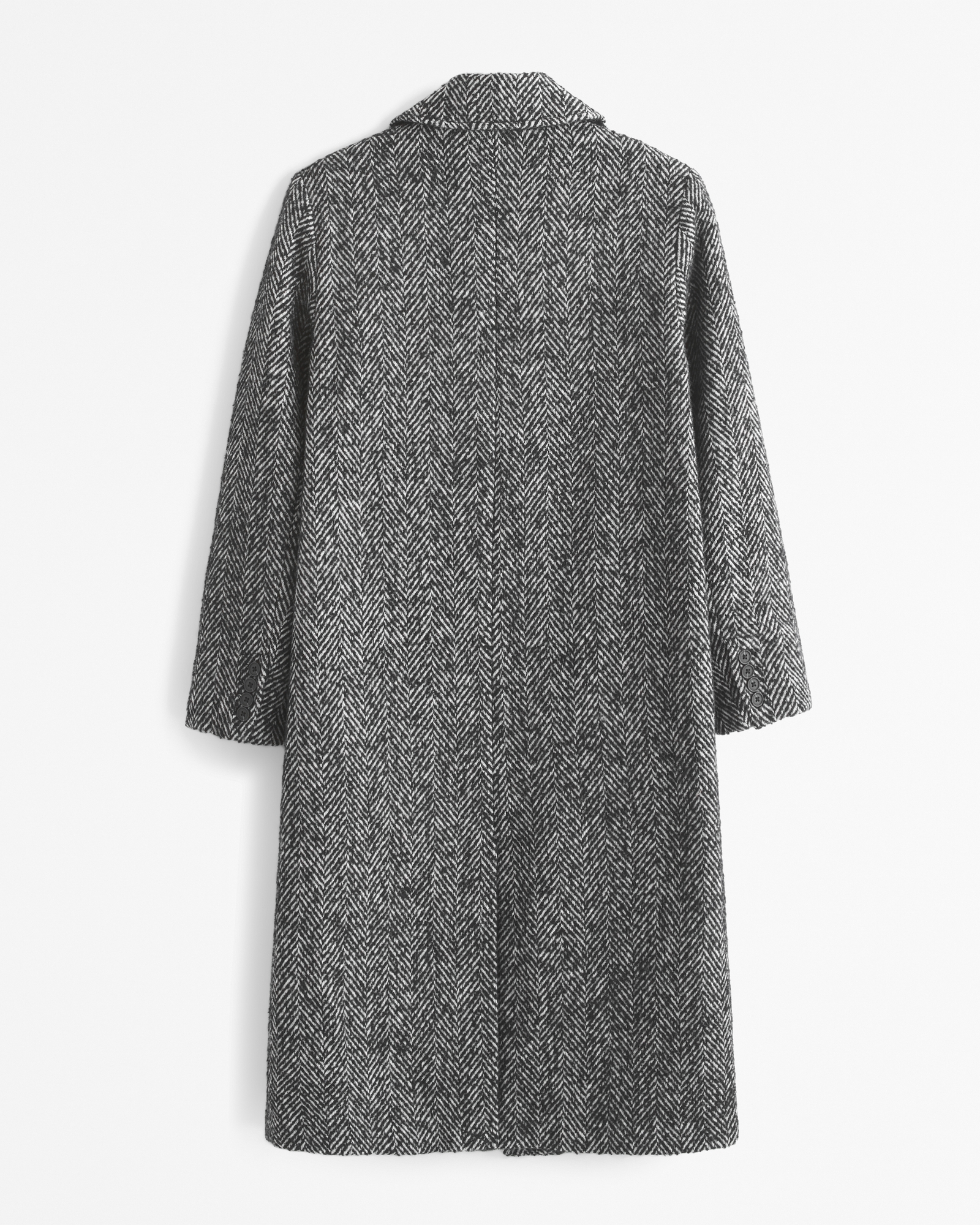 Wool-Blend Tailored Topcoat