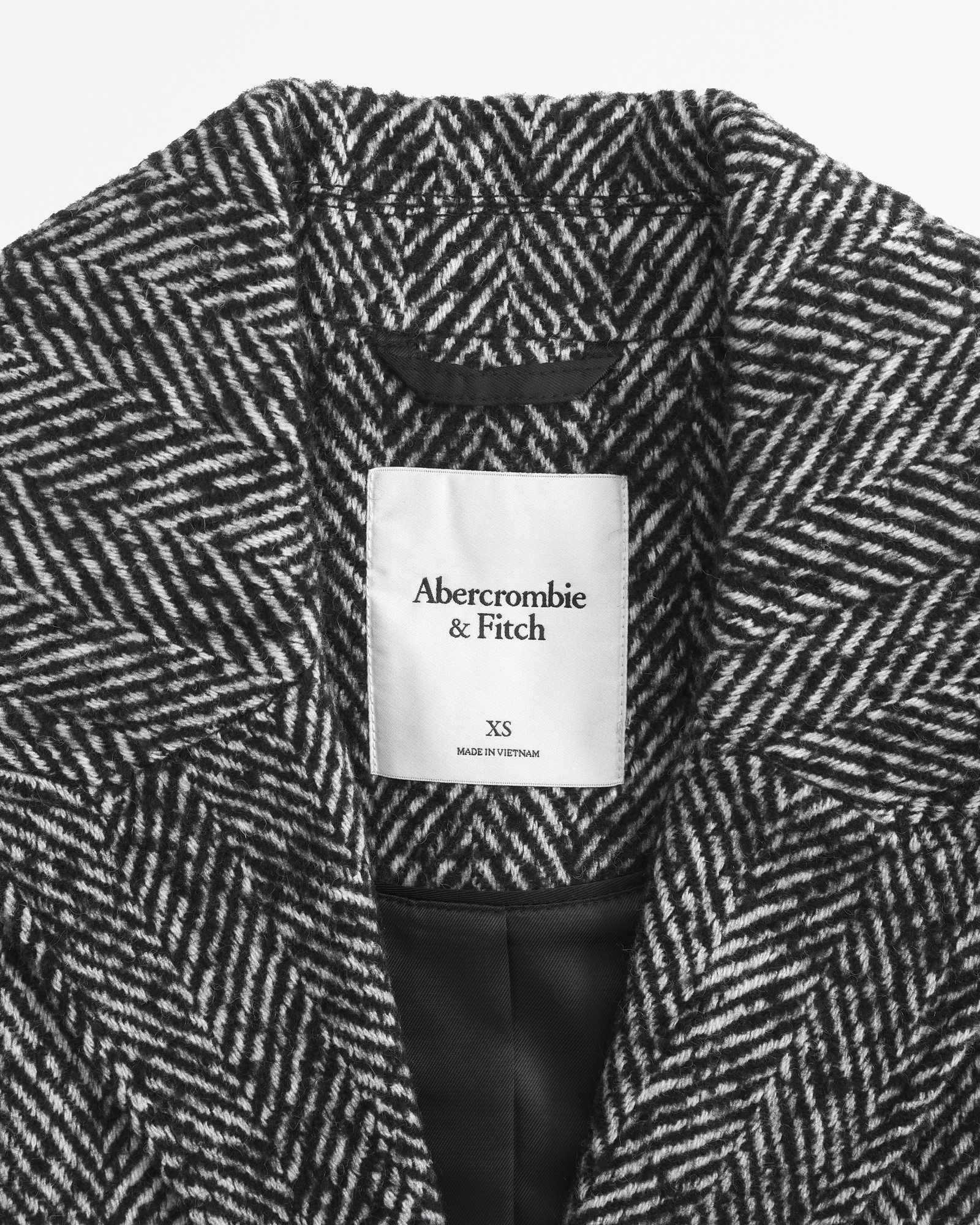 Wool-Blend Tailored Topcoat