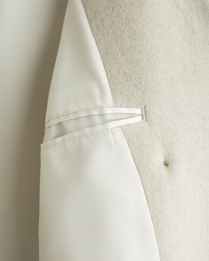Wool-Blend Trench Coat