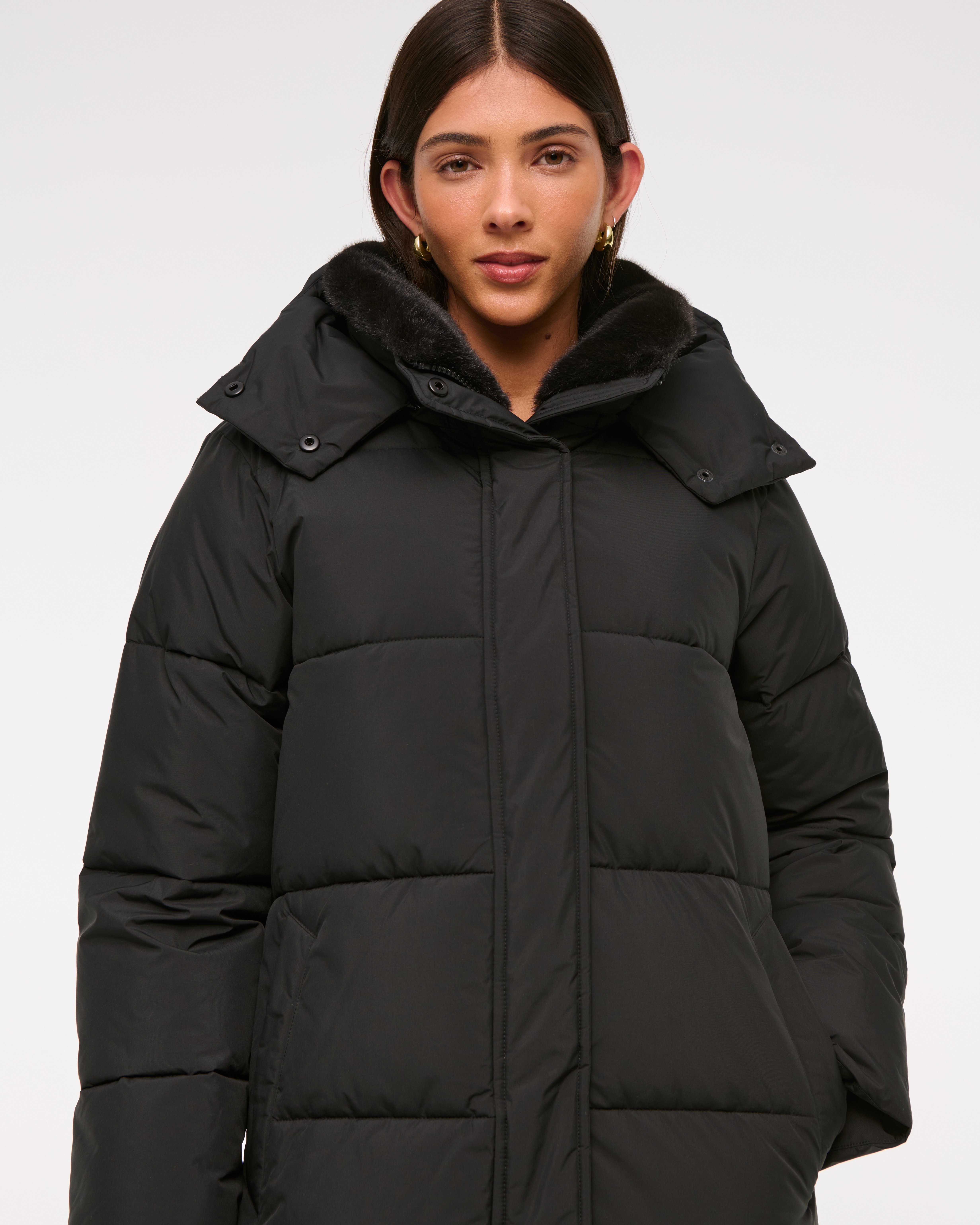 Puffer jacket abercrombie on sale