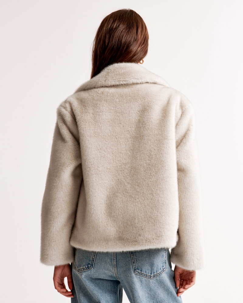 Short Faux Fur Coat