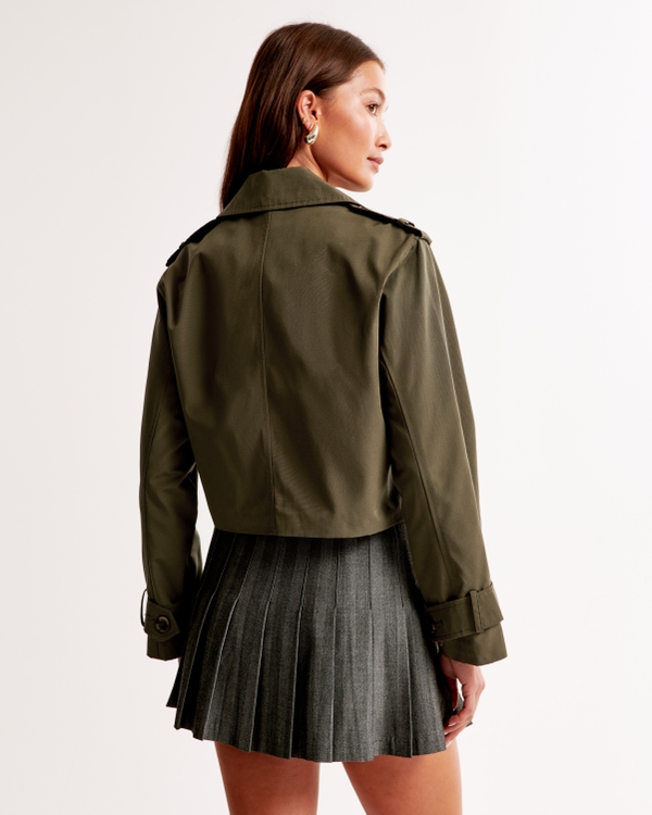 Cropped Trench Coat