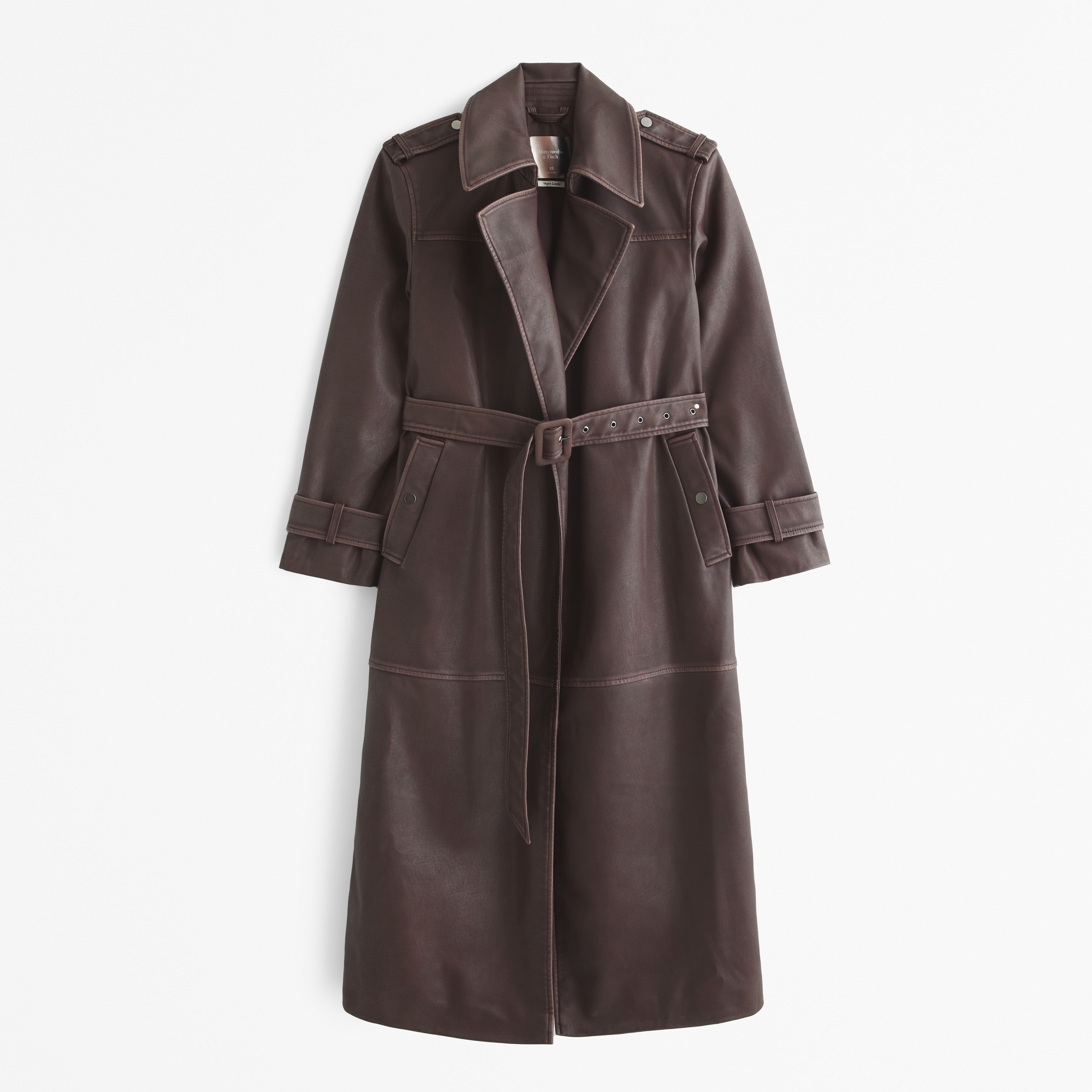 【TARGETTO】22FW★ VEGAN LEATHER LONG COAT KIC_144-4304-00140-480_prod1.