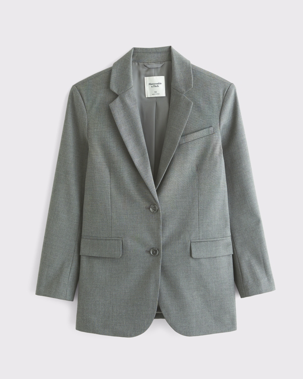 Women's Relaxed Suiting Blazer | Women's Clearance | Abercrombie.com