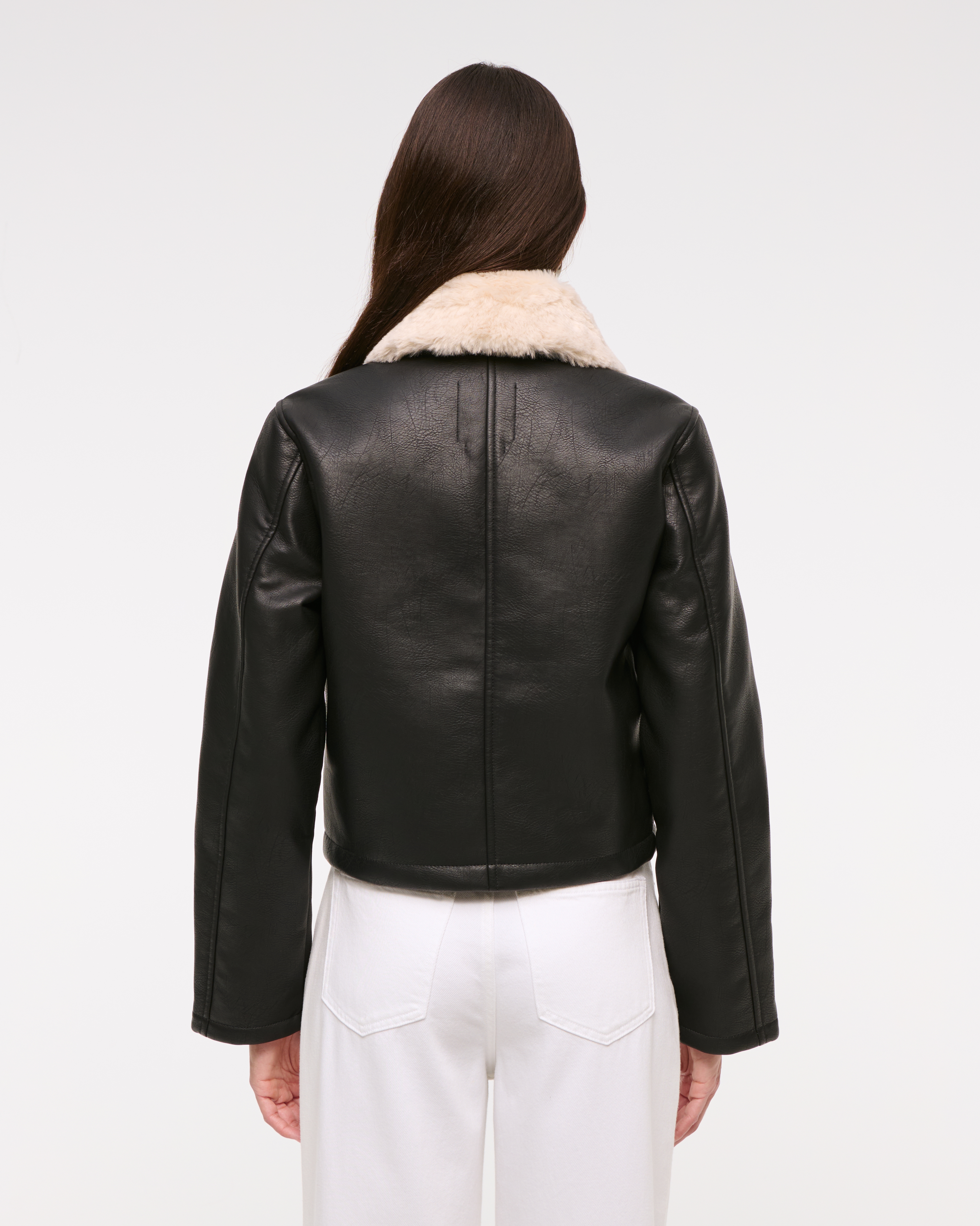 Abercrombie popular Vegan Leather Jacket