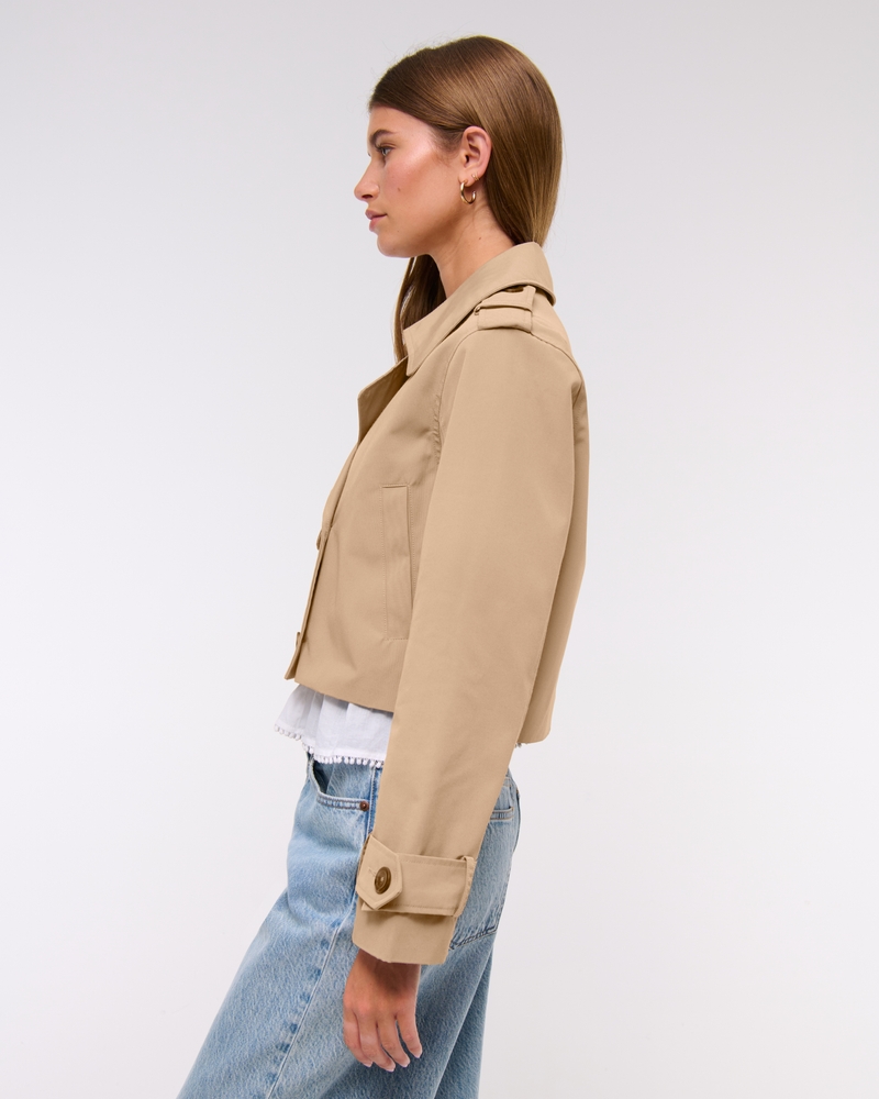 Cropped Trench Coat