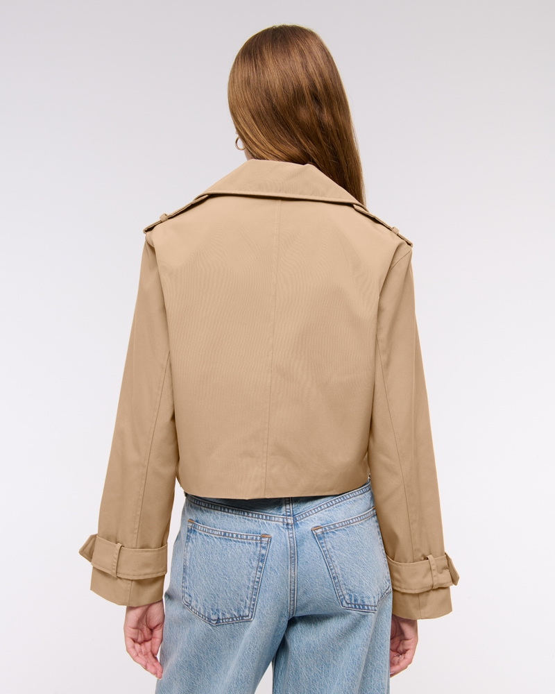 Cropped Trench Coat