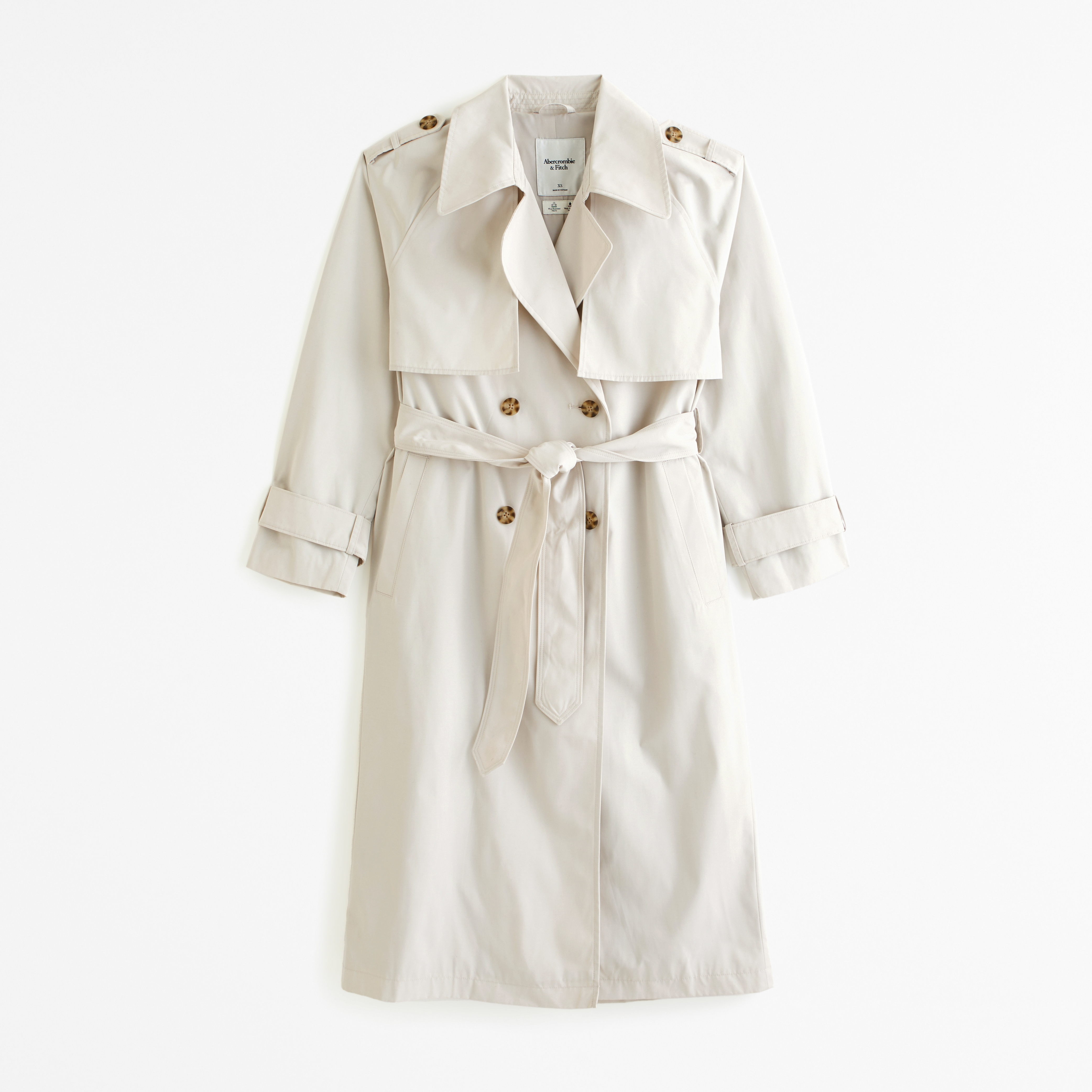 Women's Oversized Trench Coat | Women's New Arrivals | Abercrombie.com