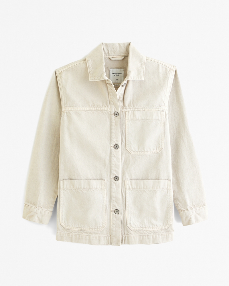 Oversized Utility Shirt Jacket