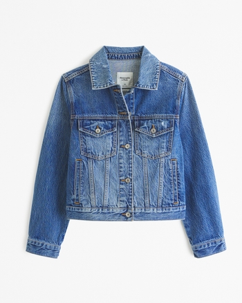 Women's Classic Denim Trucker Jacket | Women's Coats u0026 Jackets | Abercrombie .com