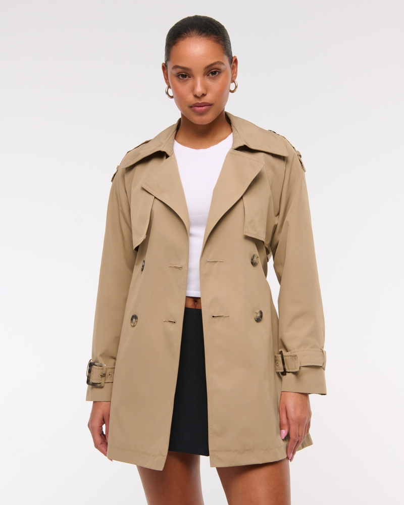 Mid-Length Trench Coat