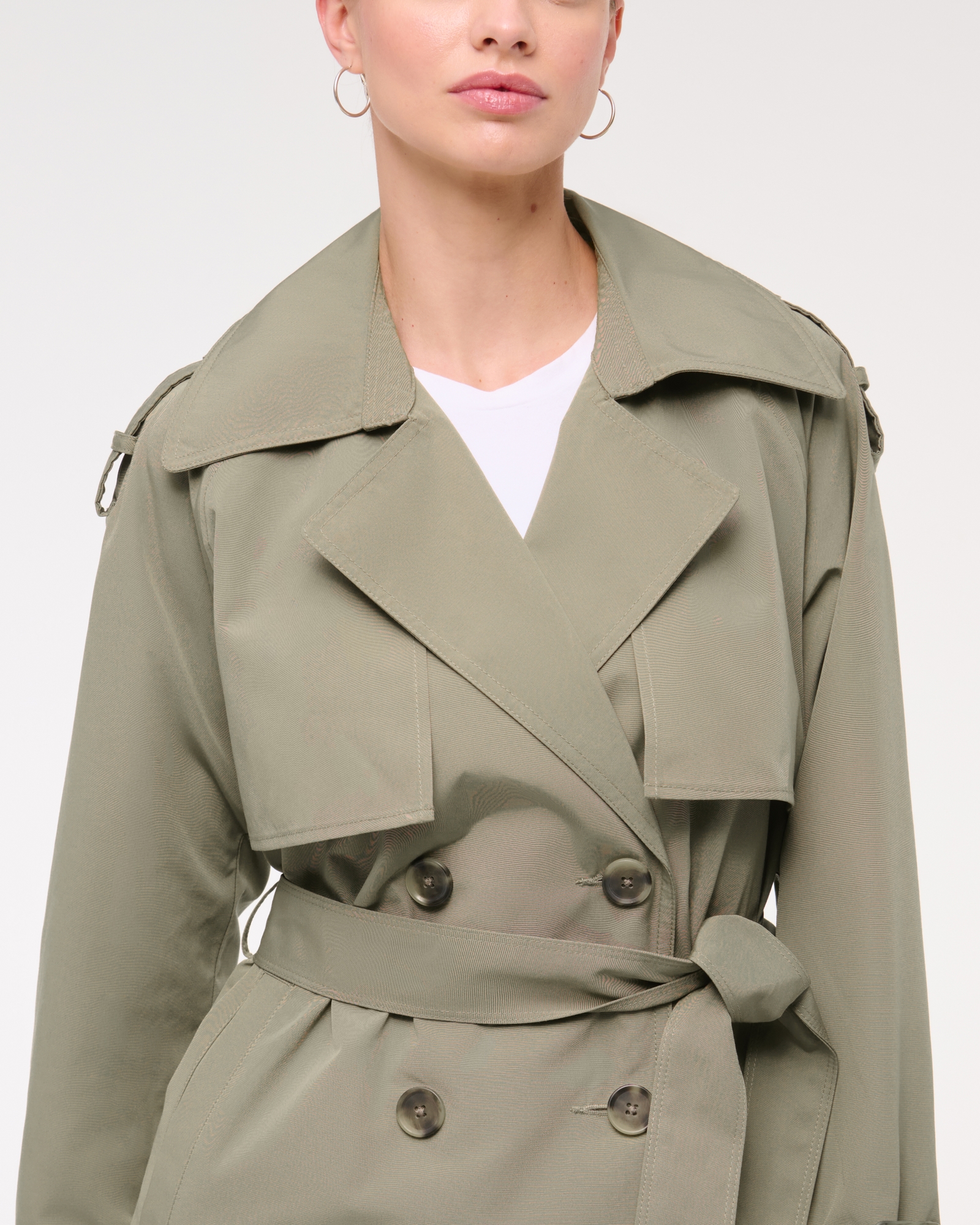 Mid-Length Trench Coat