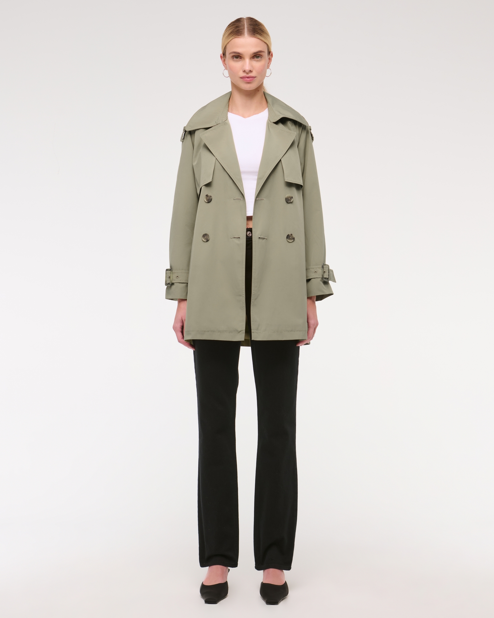 Mid-Length Trench Coat