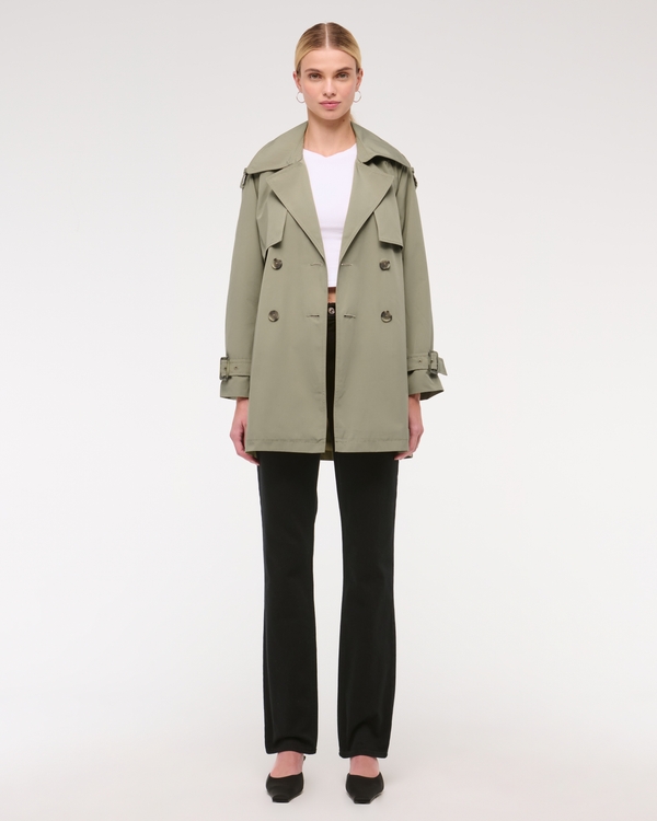 Mid-Length Trench Coat