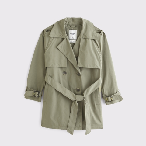 Женские куртки Abercrombie & Fitch Mid-Length Trench Coat