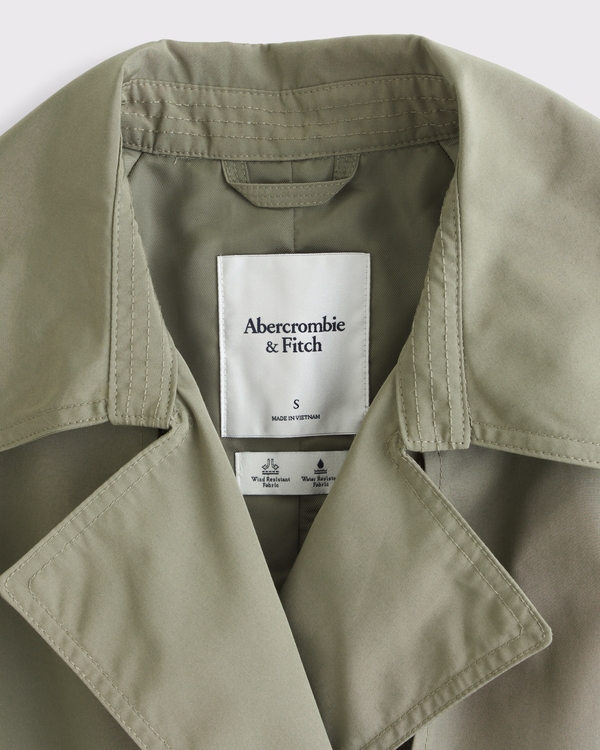 Women's Mid-Length Trench Coat | Women's Clearance | Abercrombie.com