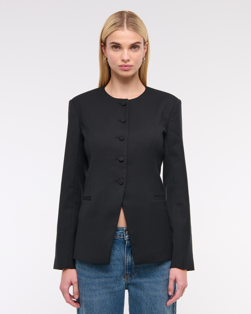 Short Sleeve Premium Linen Blazer