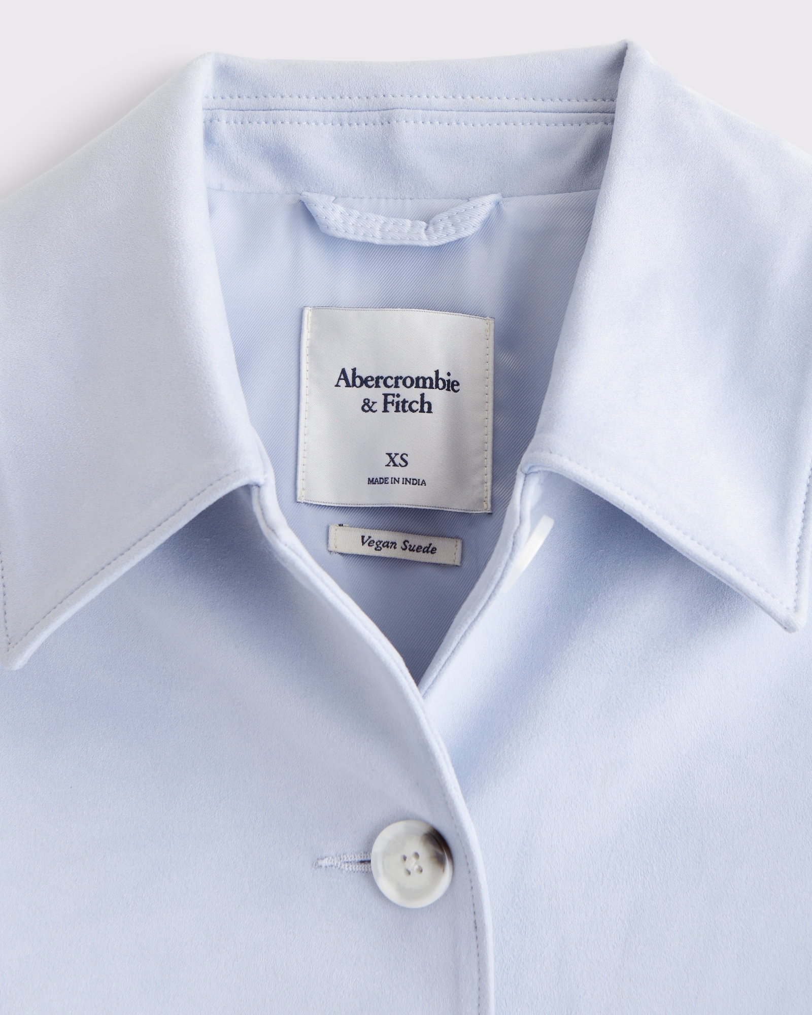 Vegan Suede Button-Through Jacket