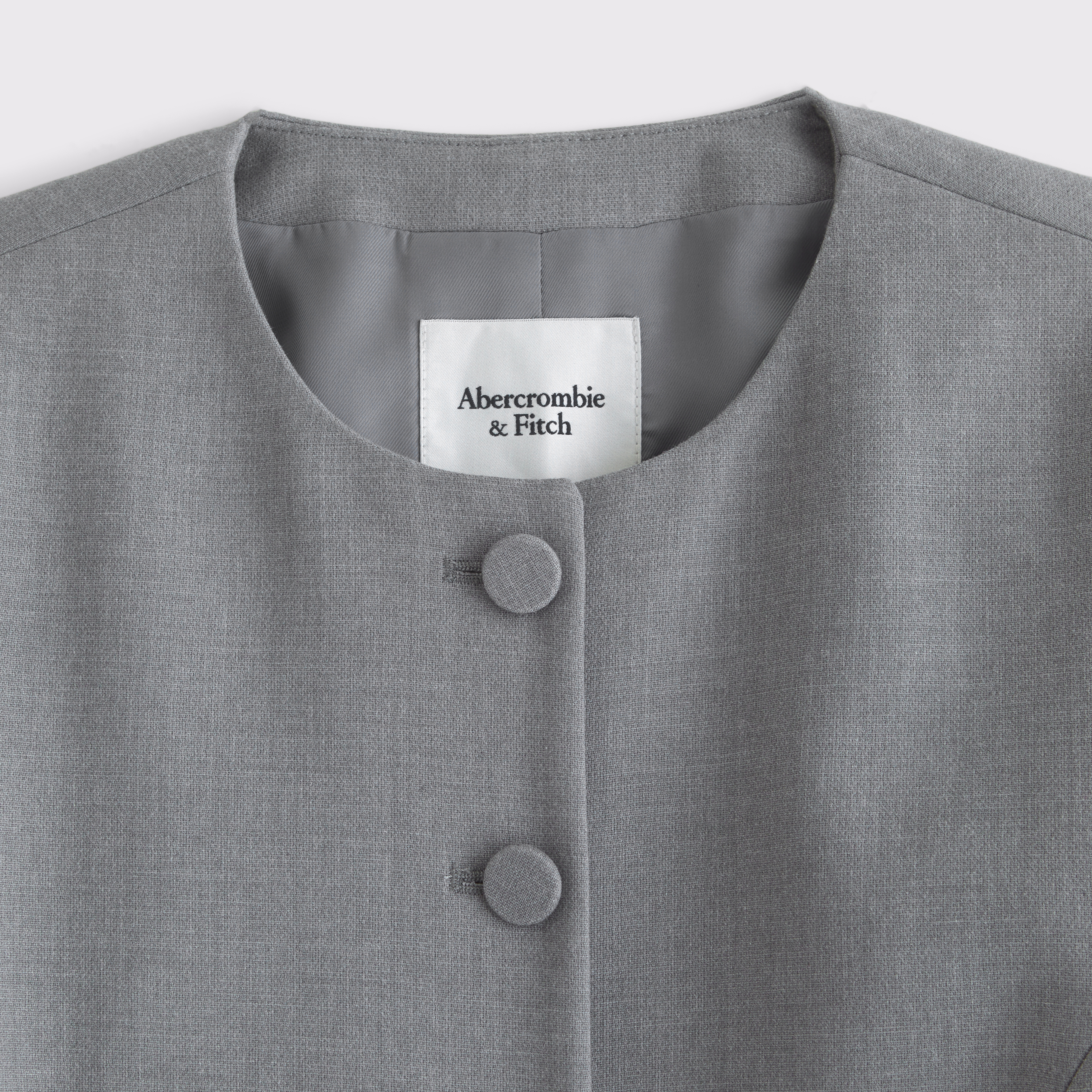 Women's Collarless Suiting Blazer | Women's Coats & Jackets