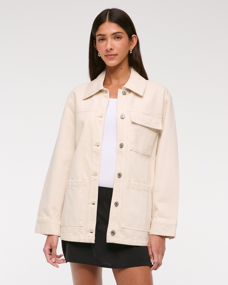 Patchwork Denim Workwear Jacket