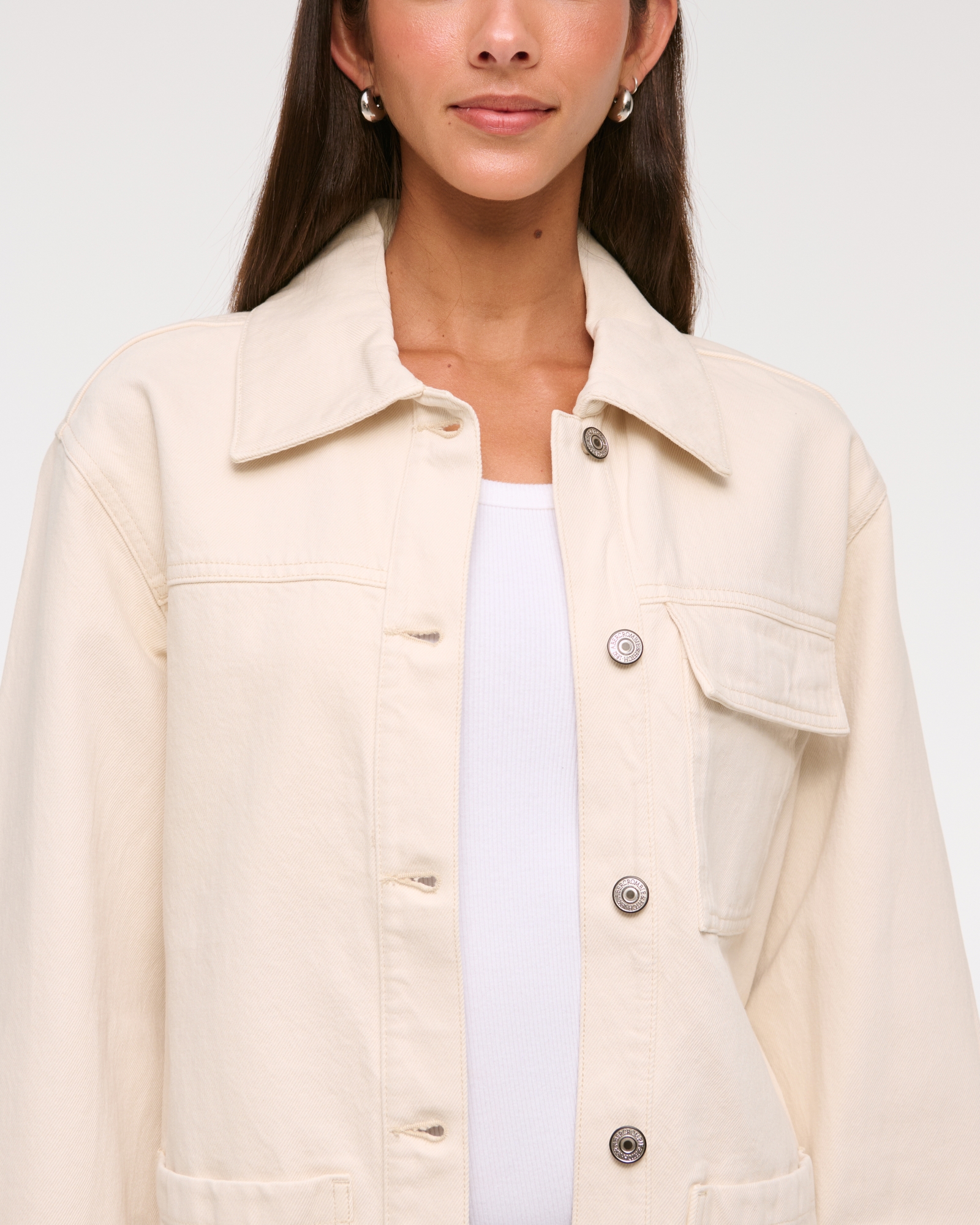 Denim Utility Shirt Jacket