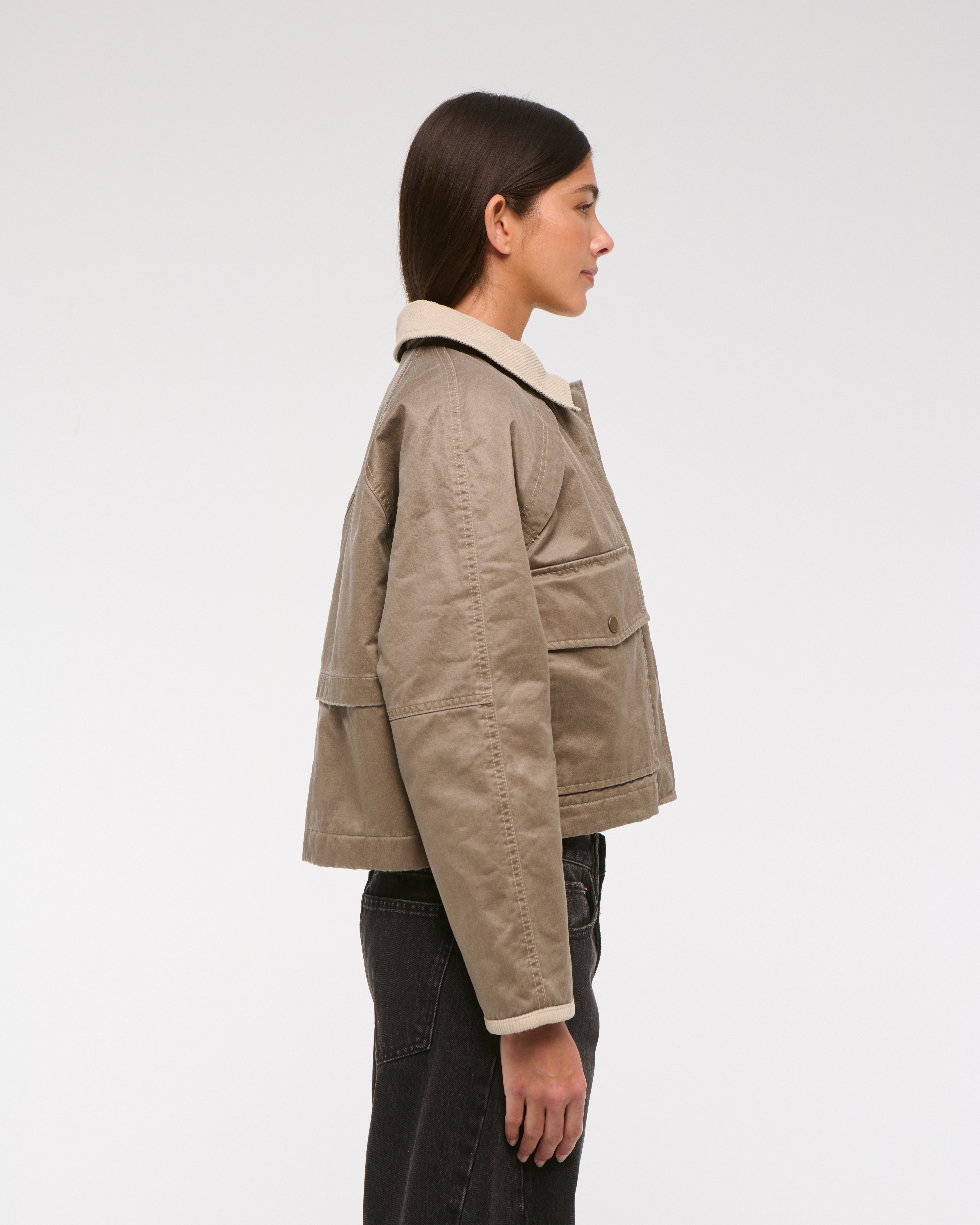Women's Short Waxed Chore Jacket | Women's Coats & Jackets