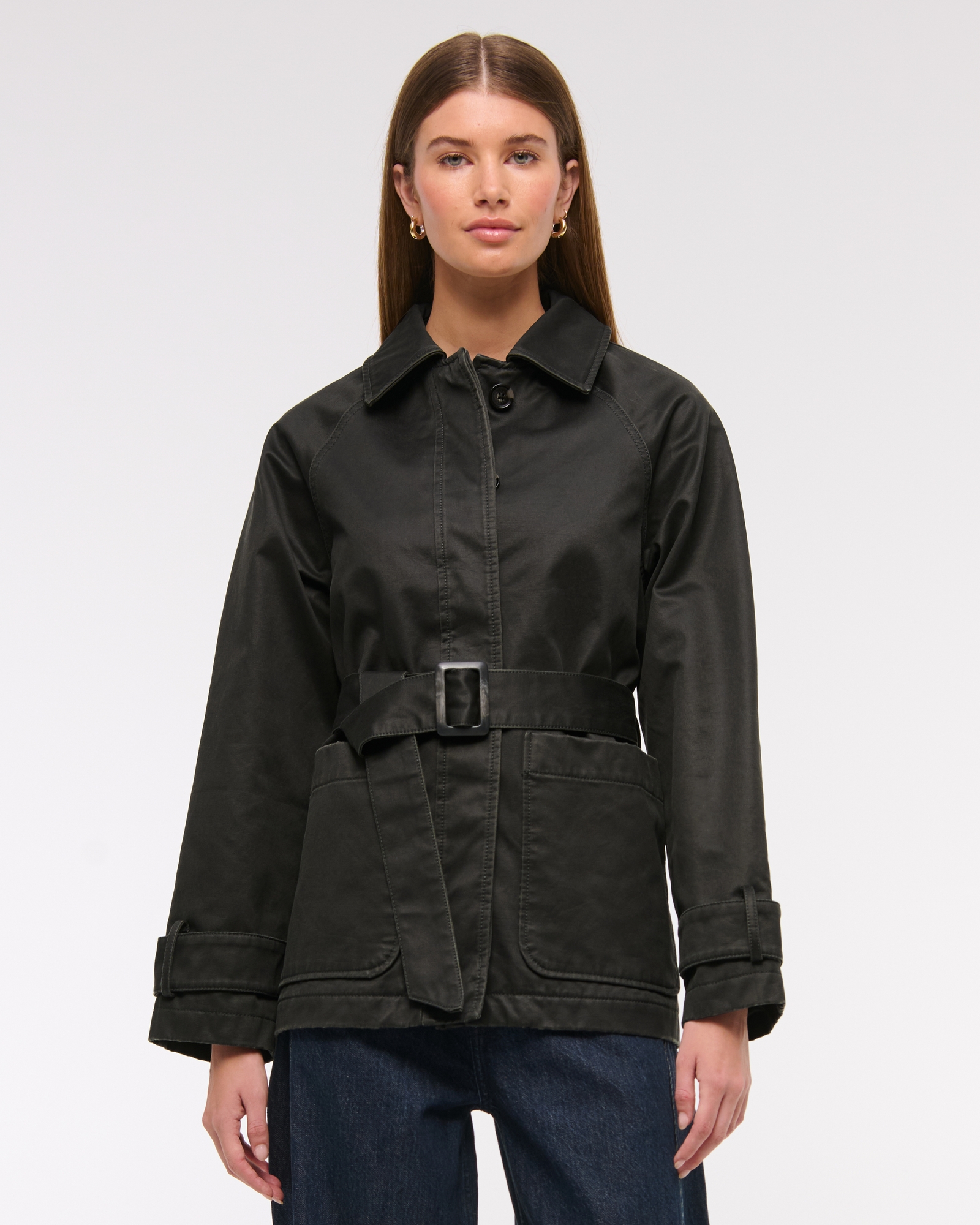 Waxed Belted Utility Jacket