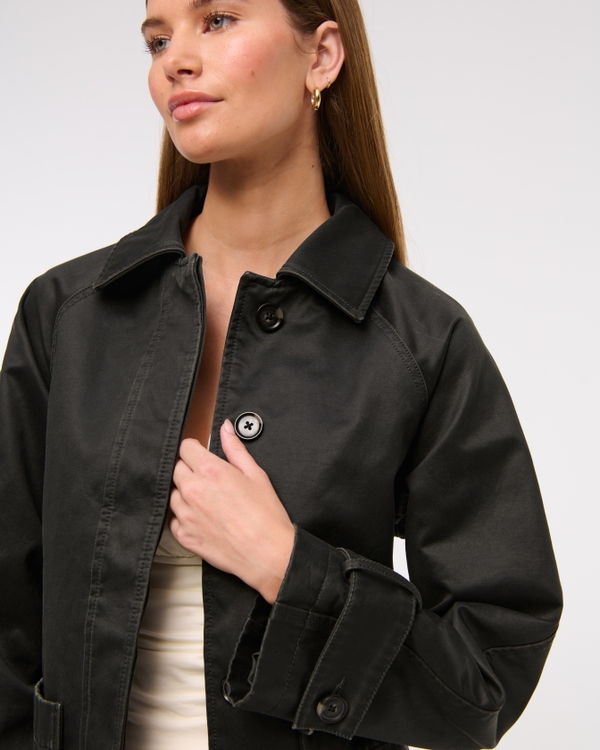 Waxed Belted Utility Jacket