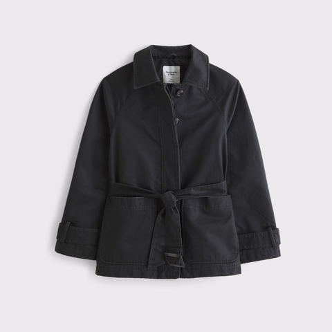 Женские куртки Abercrombie & Fitch Waxed Belted Utility Jacket