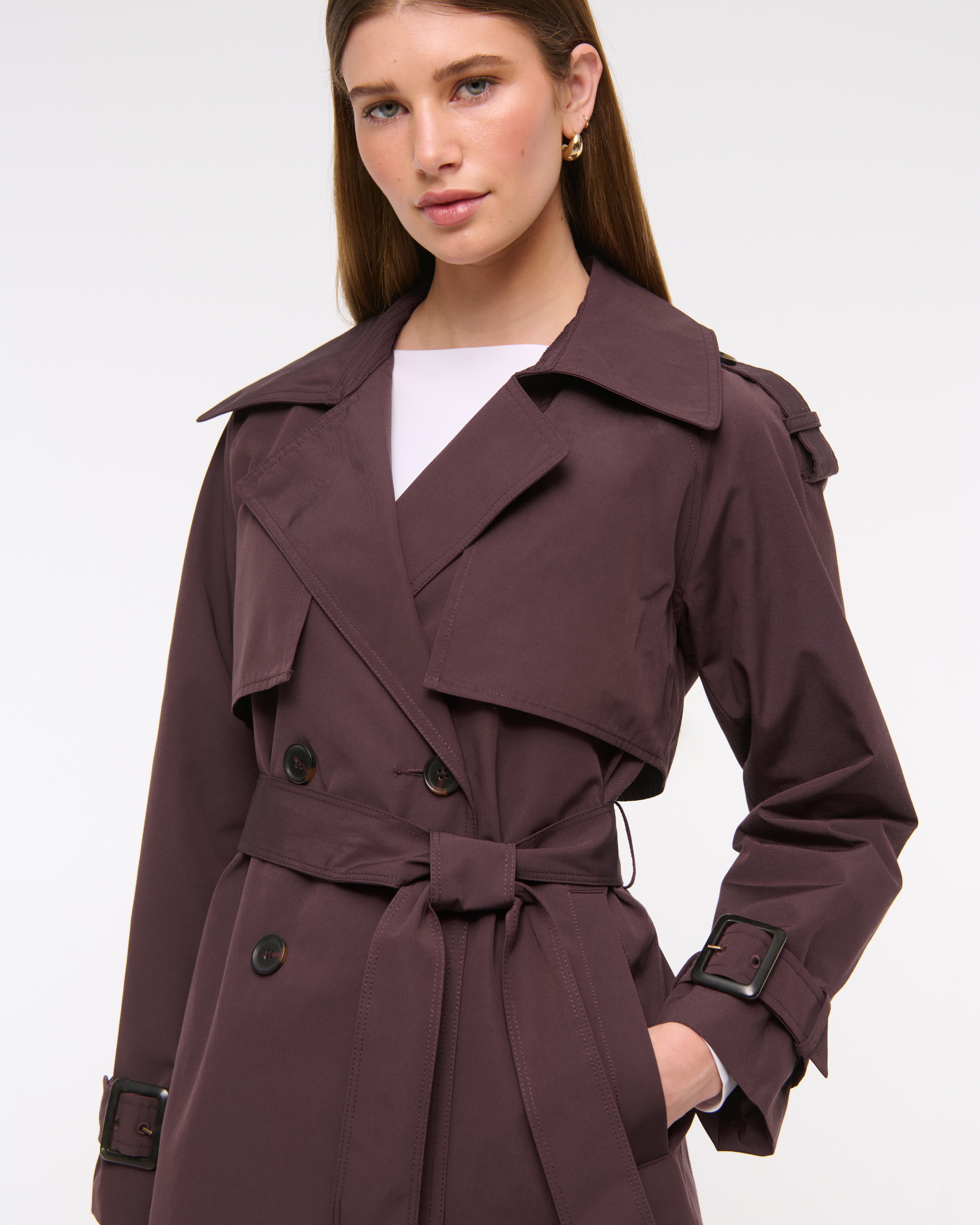 Women's Mid-Length Trench Coat | Women's Coats & Jackets