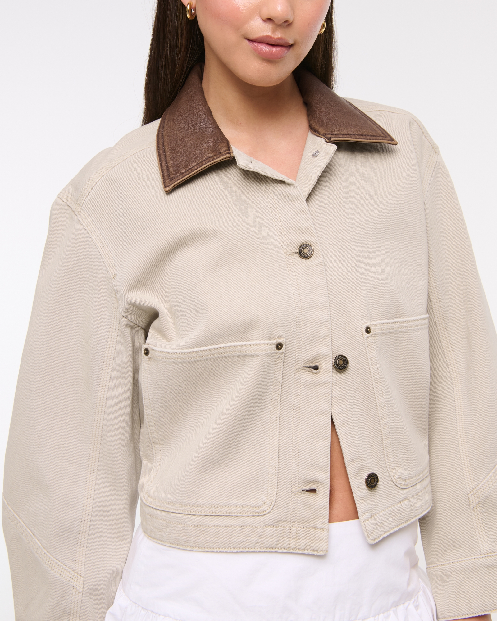 Short Twill Barn Jacket