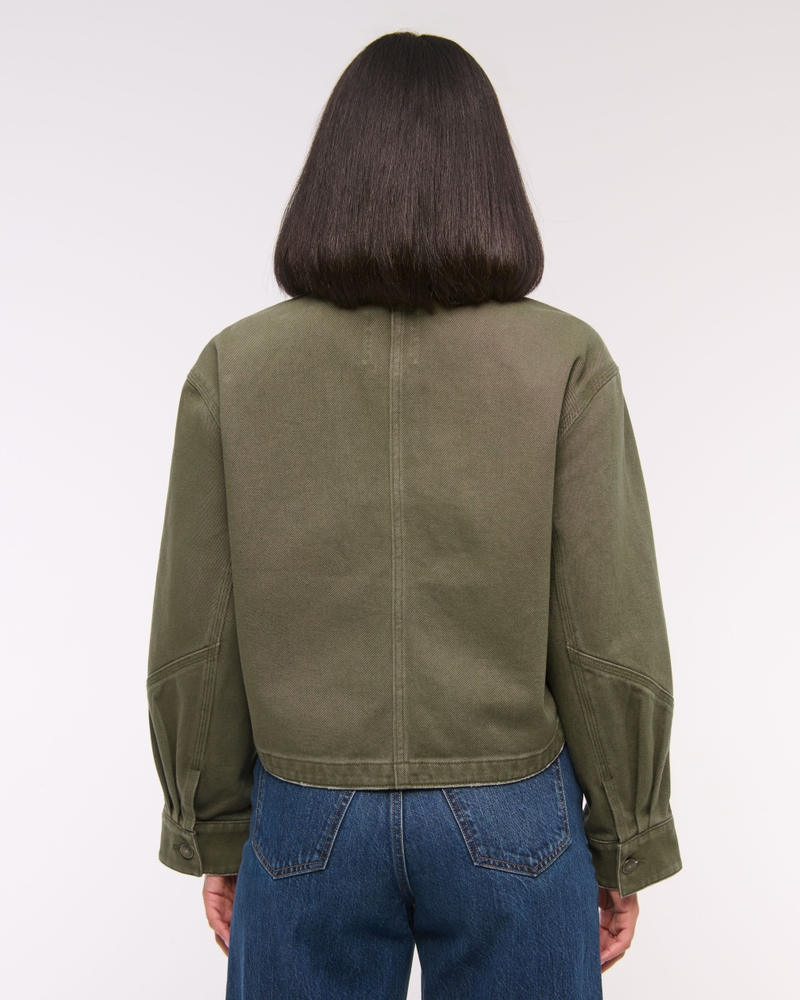 Short Twill Barn Jacket