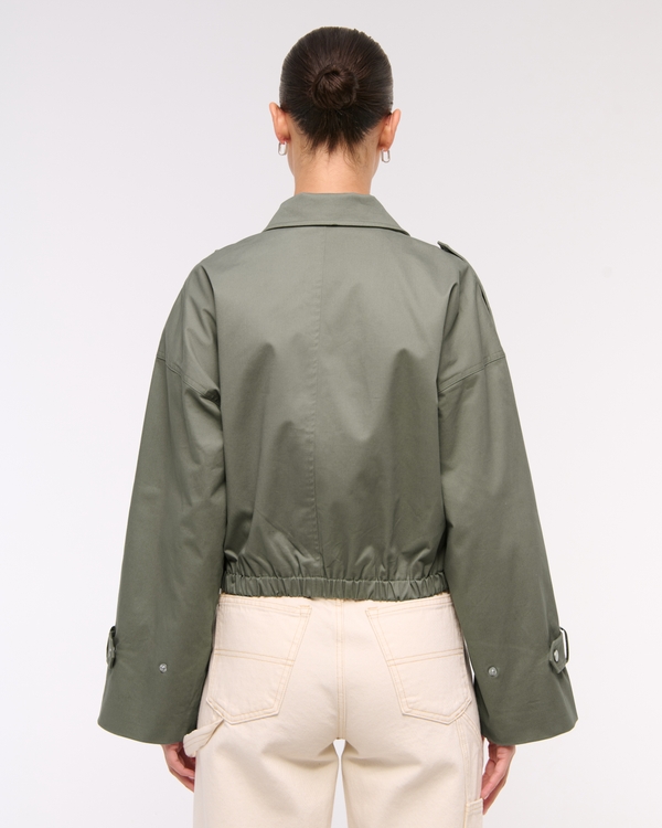 Lightweight Cinched Utility Jacket