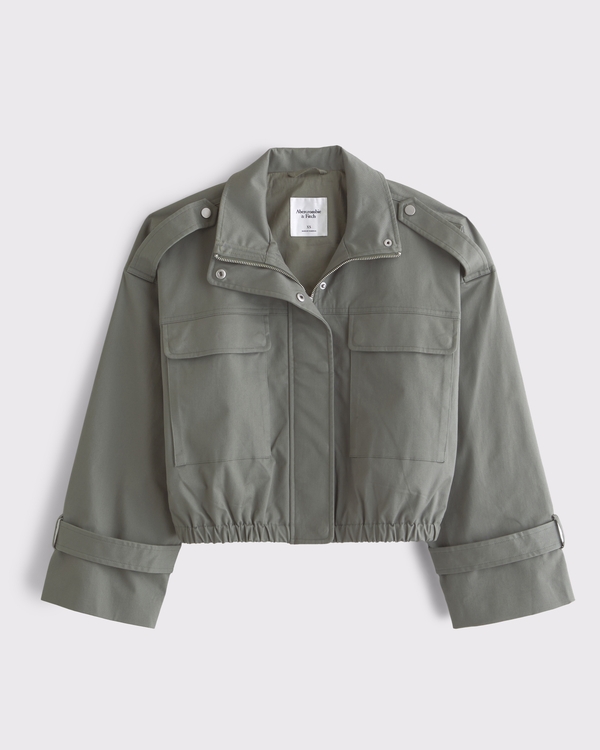 Women's Lightweight Cinched Utility Jacket | Women's Clearance