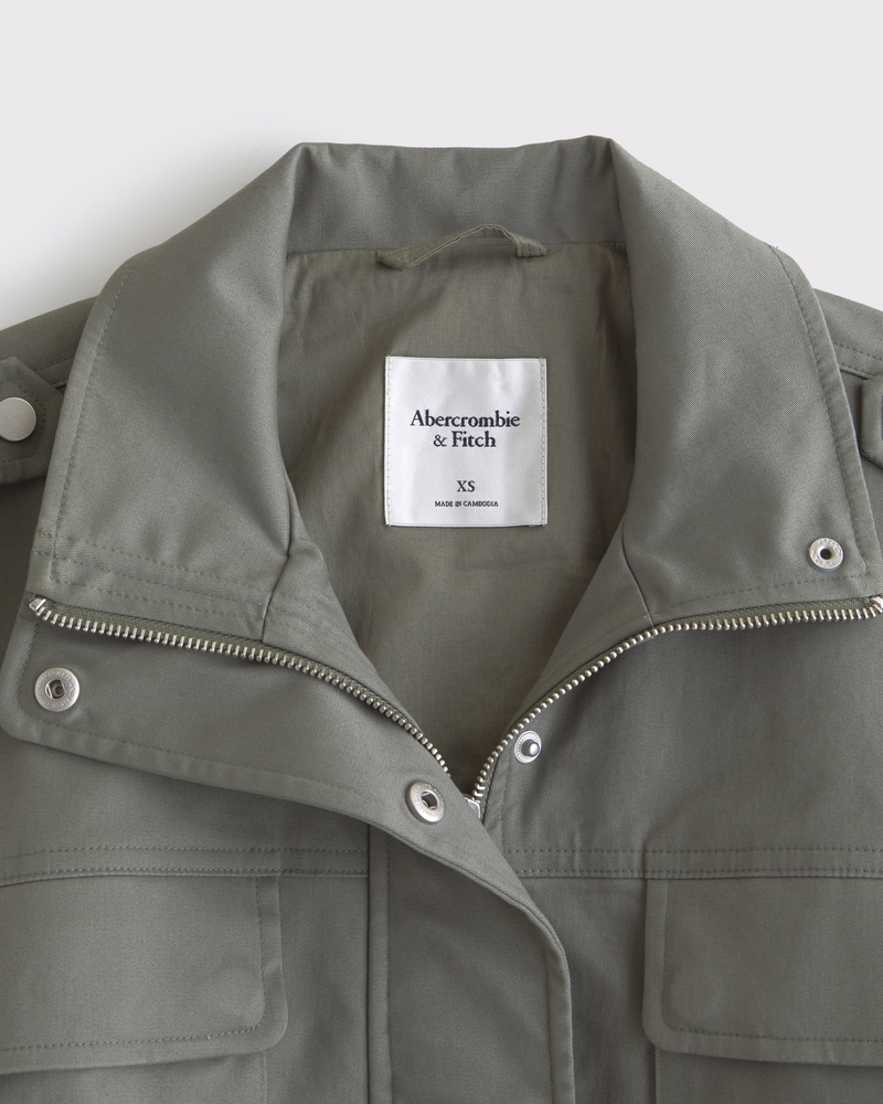 Women's Lightweight Cinched Utility Jacket | Women's Clearance