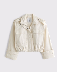 Lightweight Cinched Utility Jacket