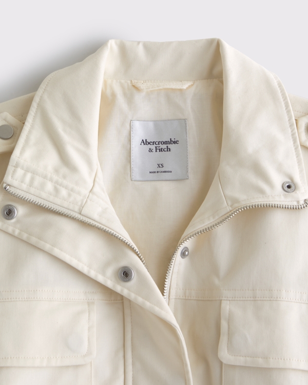 Lightweight Cinched Utility Jacket