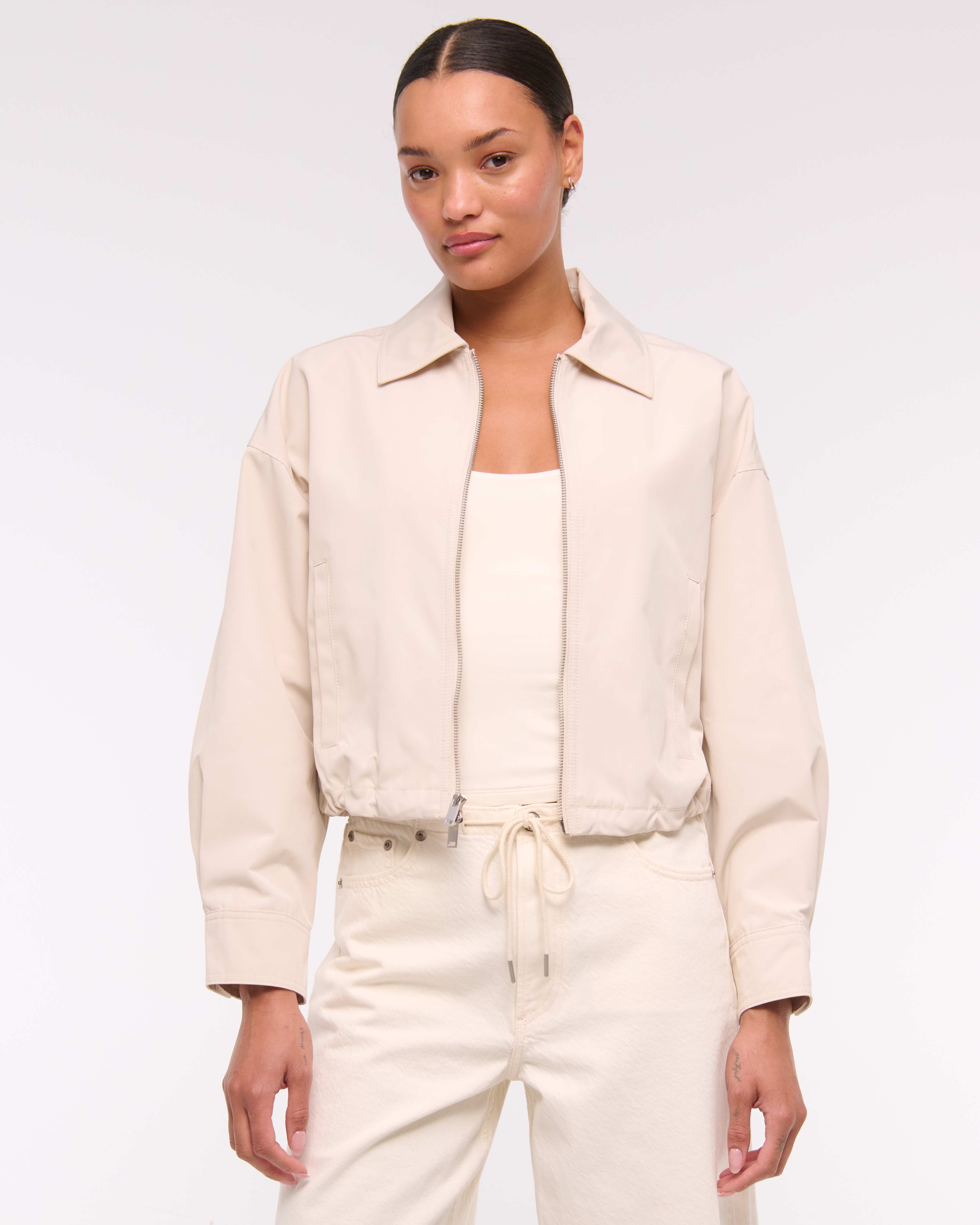 Женские куртки Abercrombie & Fitch Cinched Double-Zip Jacket — фото 3
