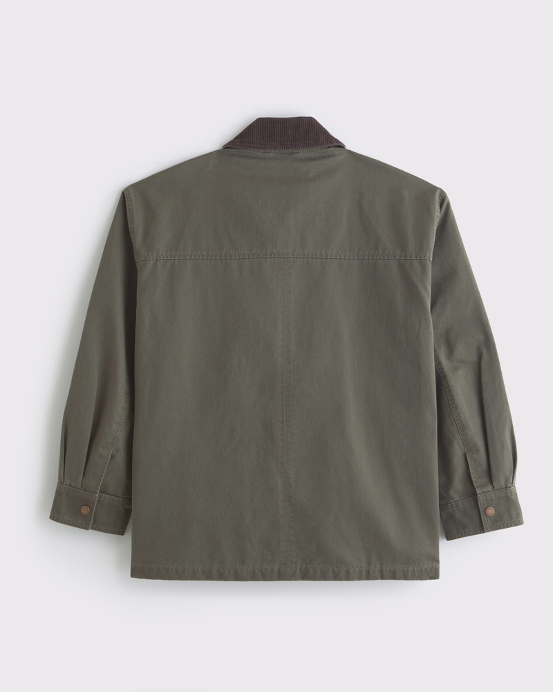 Mid-Length Waxed Barn Jacket