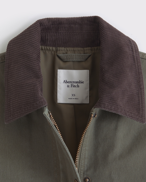 Mid-Length Waxed Barn Jacket