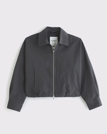 海外最新 Women's Coats Women's | Jacket Double-Zip Cinched-Hem カーディガン