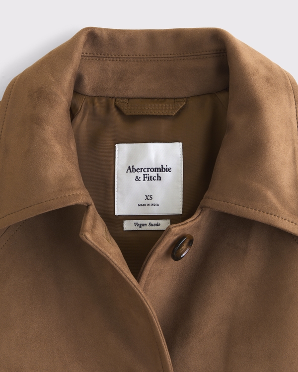 Women's Classic Vegan Suede Jacket | Women's Clearance