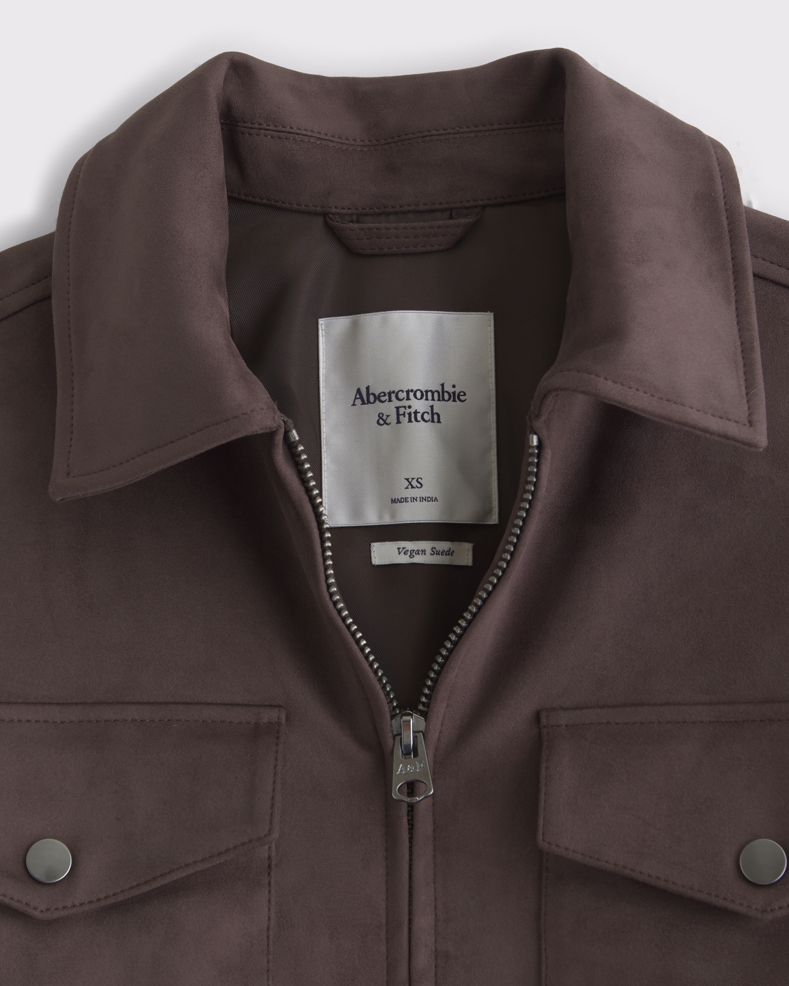 Vegan Suede Bomber Jacket