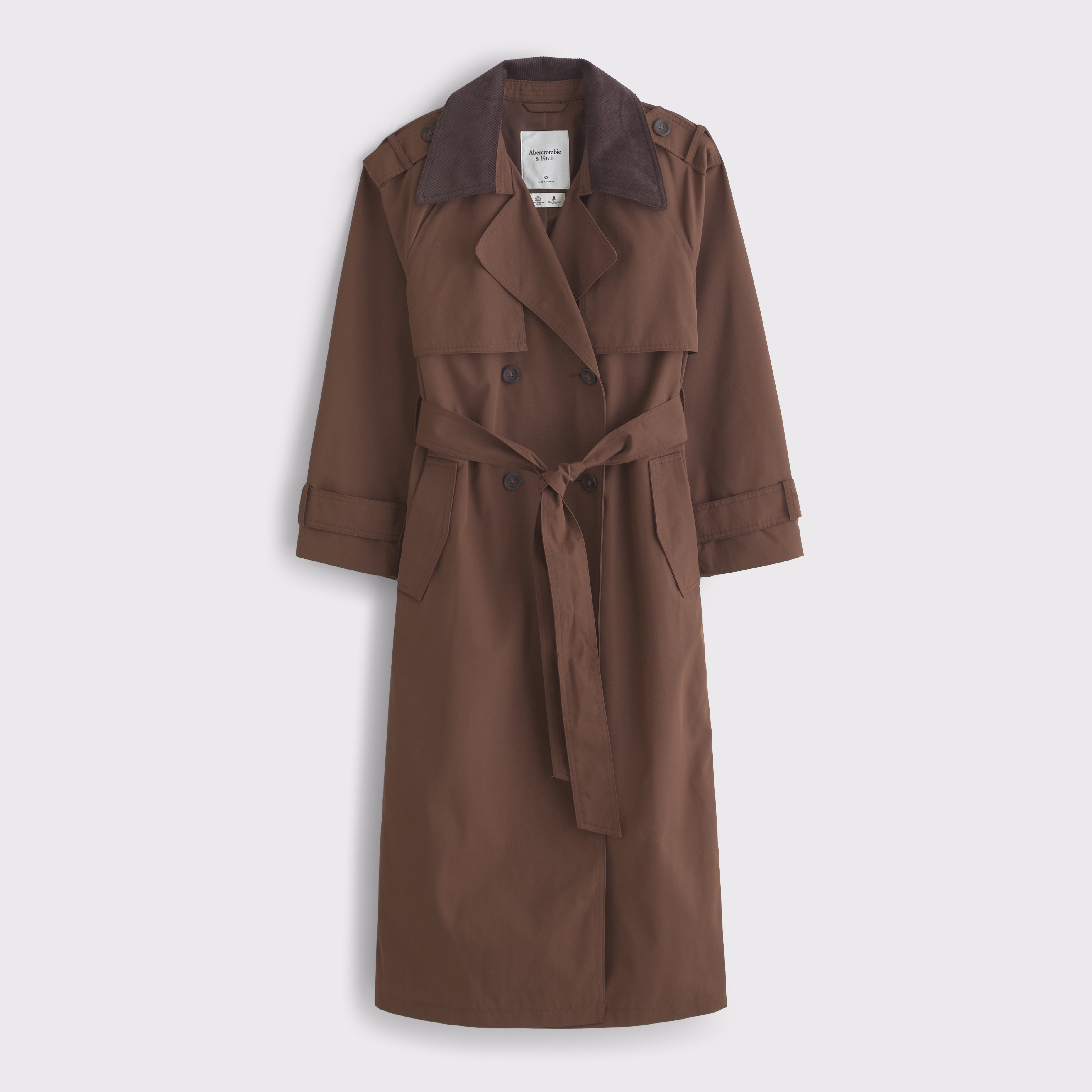 ジャケット・アウター Classical Open Sleeve Trench Coat KIC_144-5034-00160-365_model5.