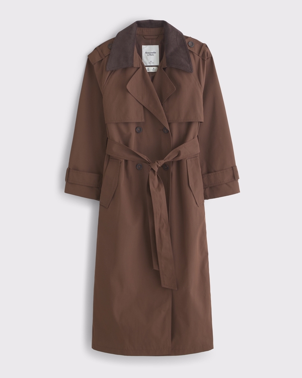 Classic Trench Coat, Brown view 1